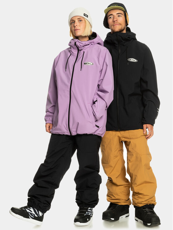 Quiksilver Quiksilver Geacă outdoor High In Th Hood EQYTJ03436 Negru Regular Fit