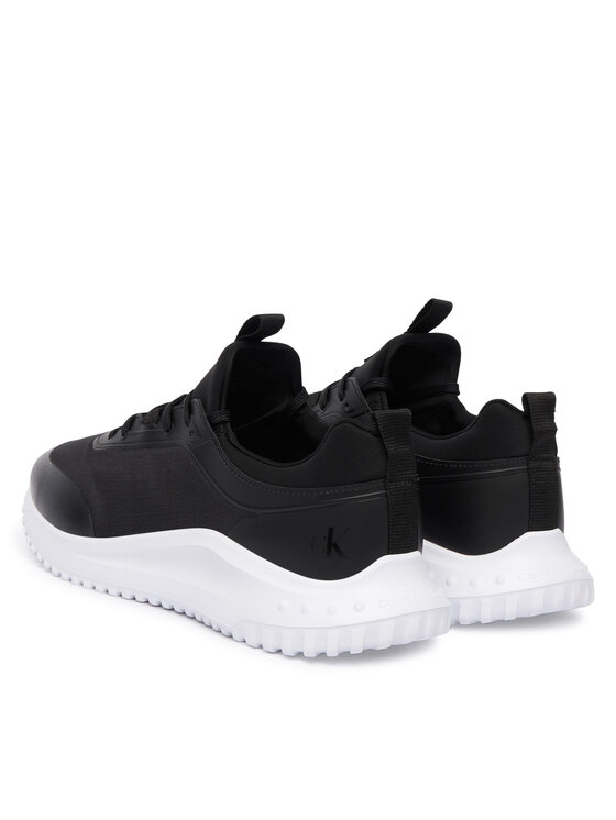 Calvin Klein Calvin Klein Sneakersy Eva Runner Laceup Sock Mat Mix YM0YM01443 Černá