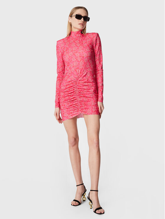 Abito da cocktail Mikiii RT2149 Rosa Slim Fit
