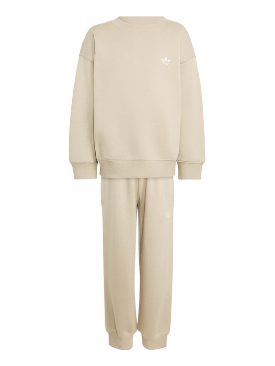 adidas adidas Dres Loose Crew Jogger Set KS1284 Beżowy Regular Fit