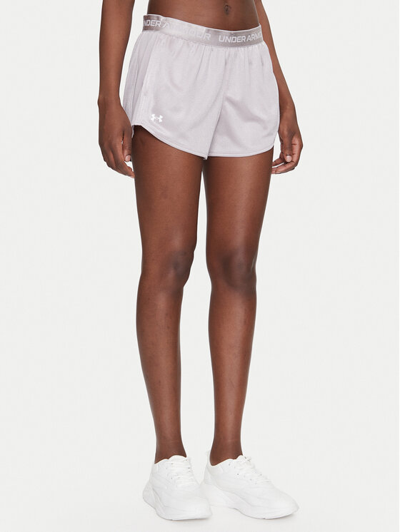 Under Armour Športové kraťasy Tech Play Up Shine 1389883 Béžová Regular Fit