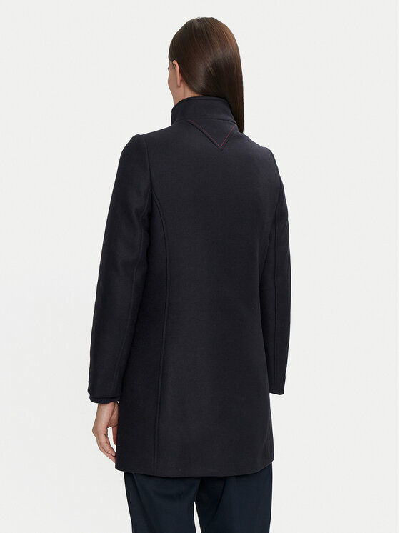 Tommy Hilfiger Tommy Hilfiger Вовняне пальто WW0WW42732 Cиній Regular Fit