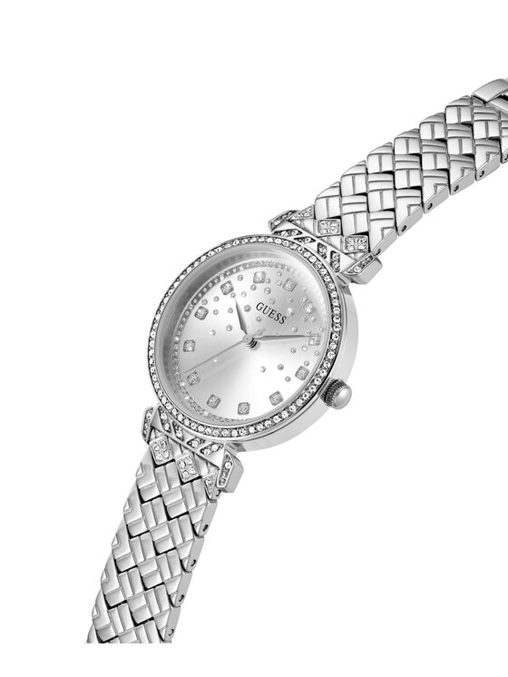 Guess Guess Hodinky GW0763L1 Stříbrná
