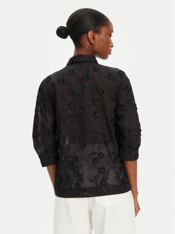 Munthe Munthe Camicia Pust 252101725225 Nero Regular Fit