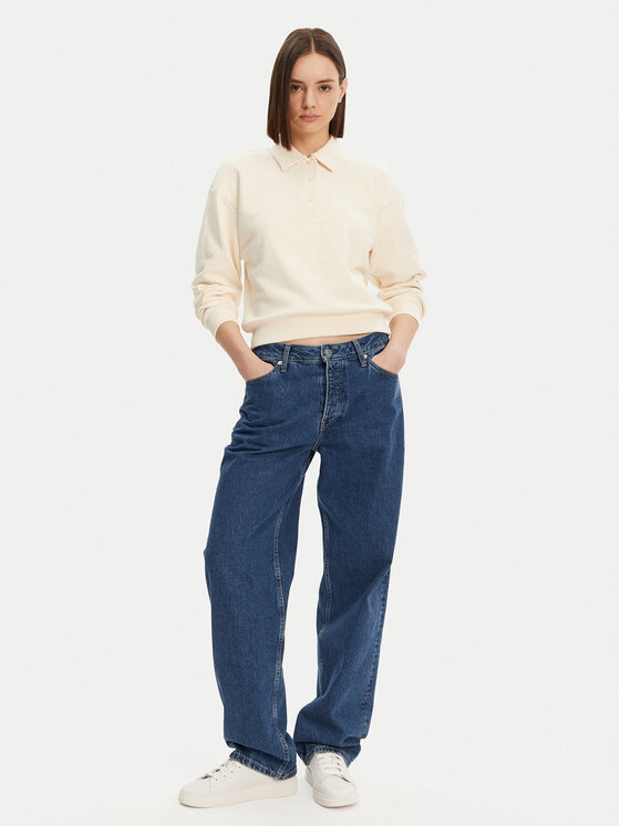 Lacoste Lacoste Μπλούζα SF0351 Μπεζ Relaxed Fit