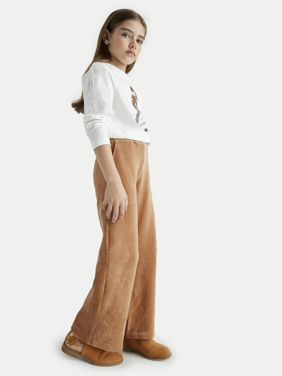 Mayoral Mayoral Pantaloni di tessuto 7549 Marrone Regular Fit