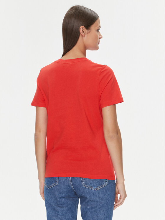 Tommy Hilfiger Tommy Hilfiger T-Shirt Logo WW0WW40276 Orange Regular Fit