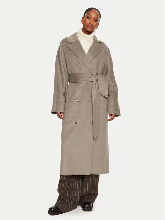 DAY BIRGER ÉT MIKKELSEN DAY BIRGER ÉT MIKKELSEN Palton de lână Howard DAY65243401 Bej Loose Fit