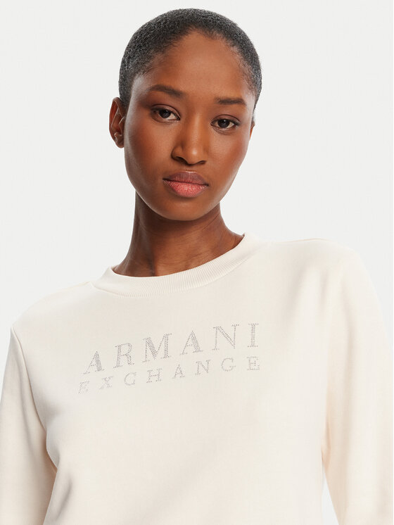 Armani Exchange Armani Exchange Felpa XW000985 AF14284 U1003 Écru Regular Fit