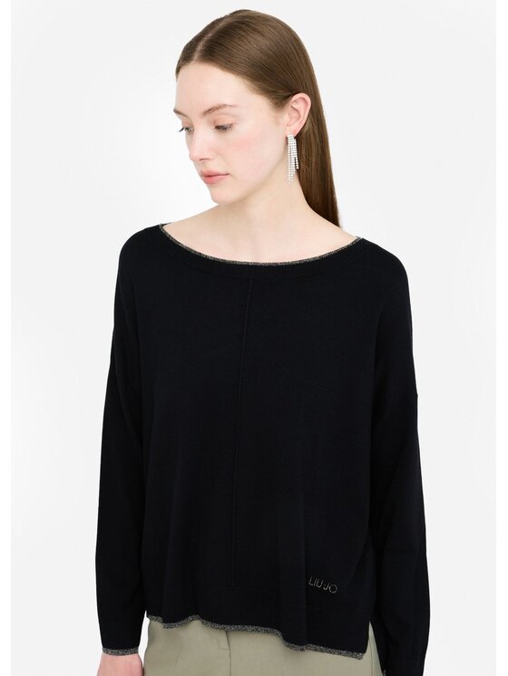 Liu Jo Liu Jo Cardigan MF5228MS49I22222 Nero Regular Fit