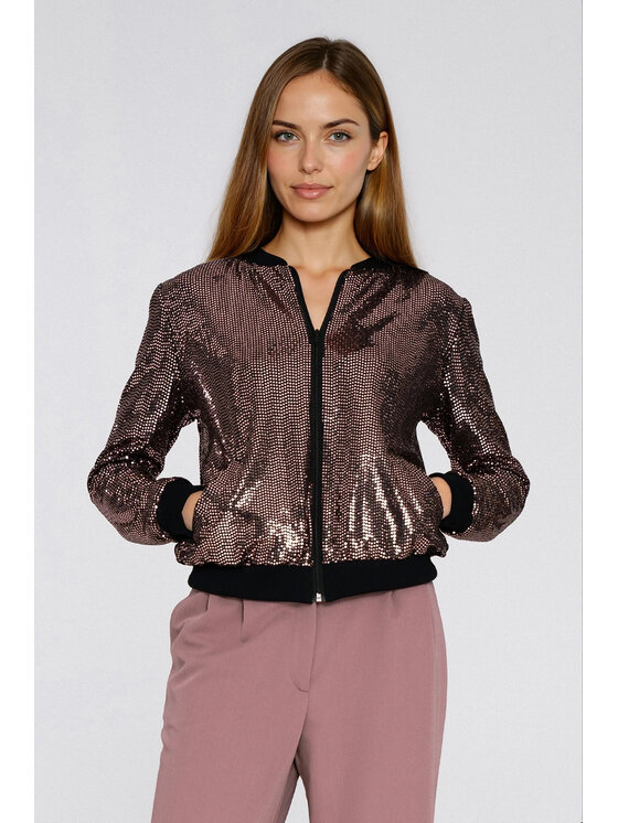 NIFE NIFE Bluza BL14 Miedziany Regular Fit
