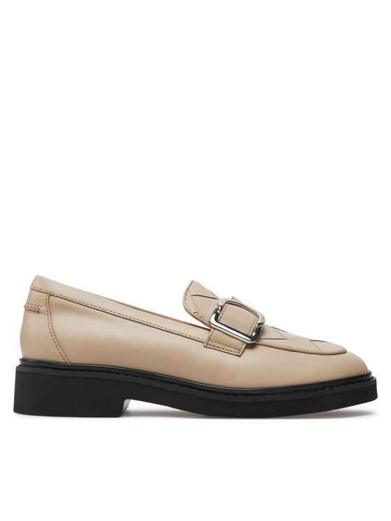 Pantofi Clarks Splend Penny 26176807 Ivory Leather