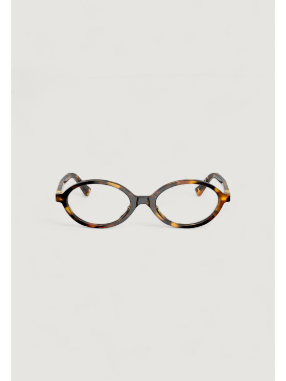 Miu Miu Miu Miu Okulary przeciwsłoneczne 0MU 04ZS Beżowy