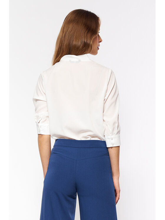 NIFE NIFE Halenka B181 Écru Feminine Fit