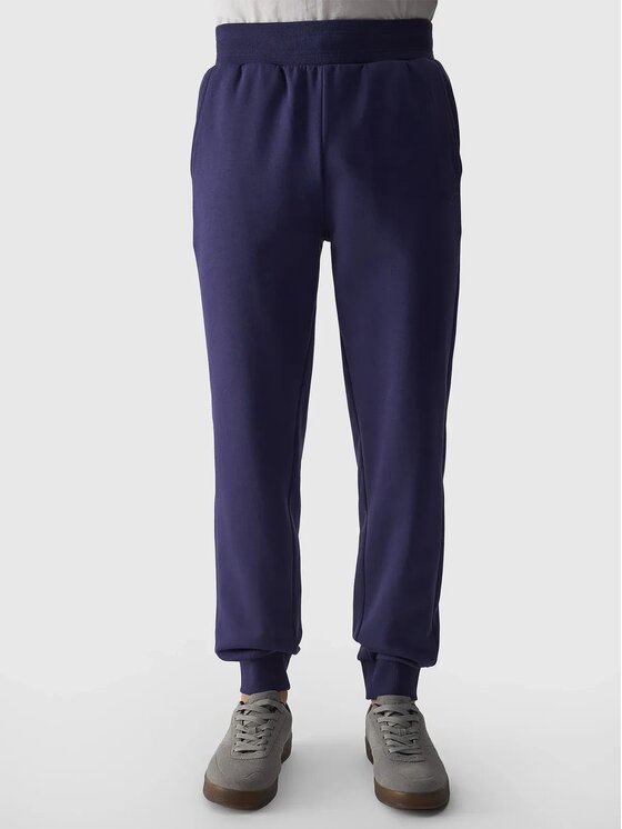4F 4F Pantaloni da tuta 4FWMM00TTROM0943-31S Blu scuro Regular Fit