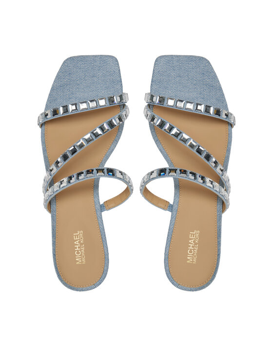 MICHAEL Michael Kors MICHAEL Michael Kors Nazouváky Celia Kitten Slide 40R4CIMS2S Světle modrá