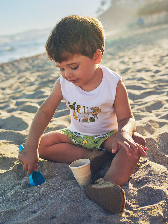 Mayoral Mayoral Completo da bambino 1641 Verde Regular Fit
