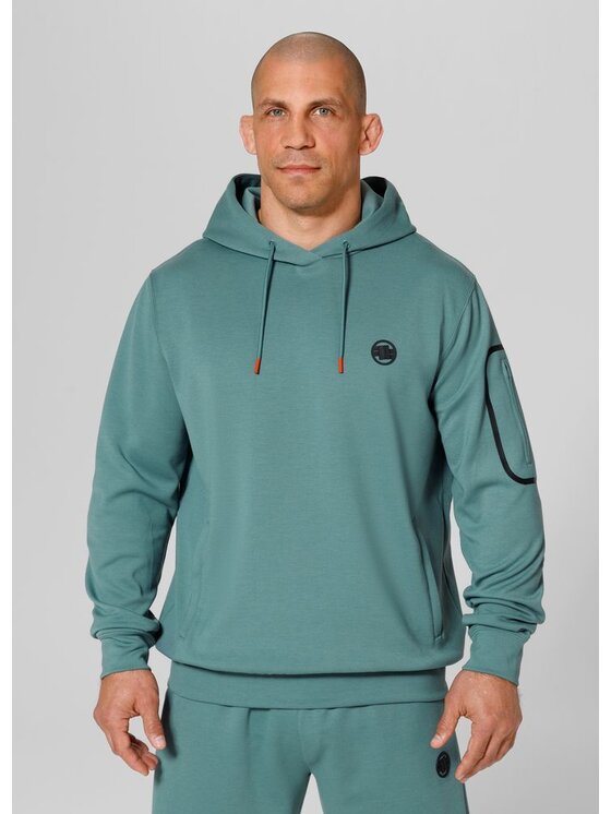 PITBULL PITBULL Bluza Explorer Zielony Regular Fit