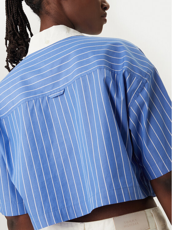 Tommy Jeans Tommy Jeans Polo marškinėliai DW0DW22596 Mėlyna Relaxed Fit