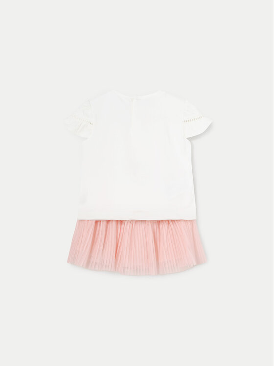 Mayoral Mayoral Completo T-shirt e gonna 1932 Rosa Regular Fit