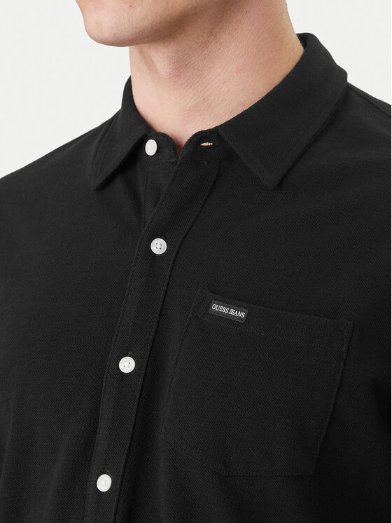 Guess Jeans Guess Jeans Camicia M6GP02 KE731 Nero Regular Fit