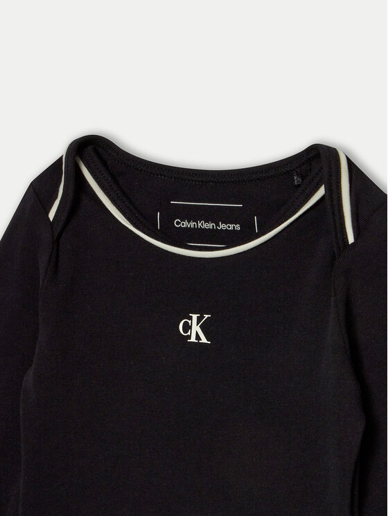 Calvin Klein Jeans Calvin Klein Jeans Vaikiškas komplektas Monogram Starter IN0IN00011 Écru Regular Fit