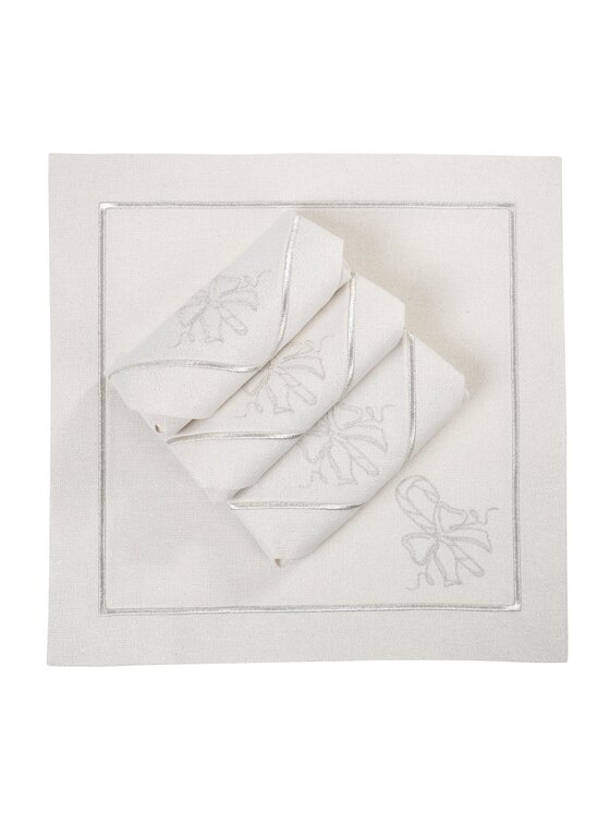 Roseberry Home Roseberry Home Serwetki Candy Cane Silverline Srebrny
