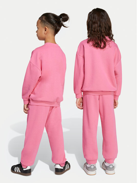 adidas adidas Tepláková souprava JY1152 Růžová Loose Fit