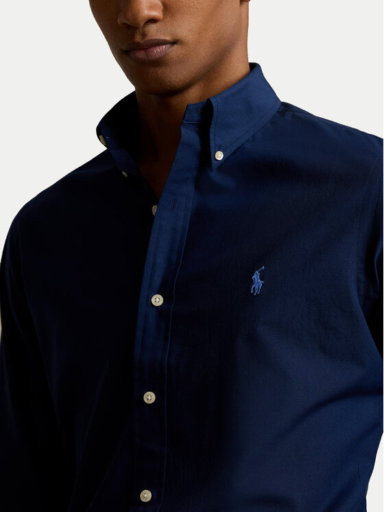 Polo Ralph Lauren Polo Ralph Lauren Košile 710928255001 Tmavomodrá Custom Fit