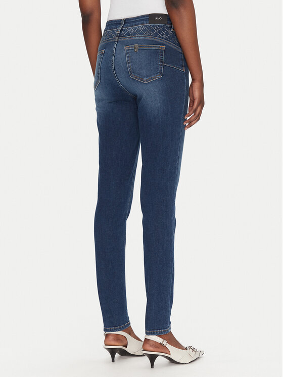 Liu Jo Liu Jo Jeans hlače UF3013 D4615 Mornarsko modra Perfect Fit