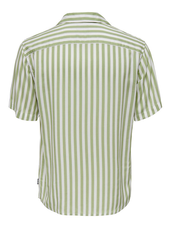 Only & Sons Only & Sons Koszula 22013267 Zielony Regular Fit