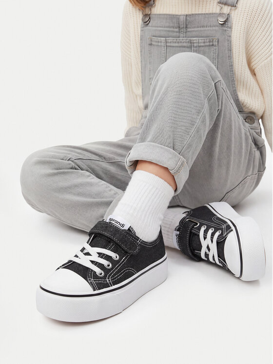 Sprandi Sprandi Sneakers aus Stoff CEO-CS201406(IV)DZ Schwarz