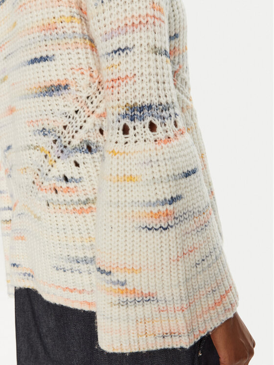 Munthe Munthe Sweter 244162024474 Beżowy Regular Fit