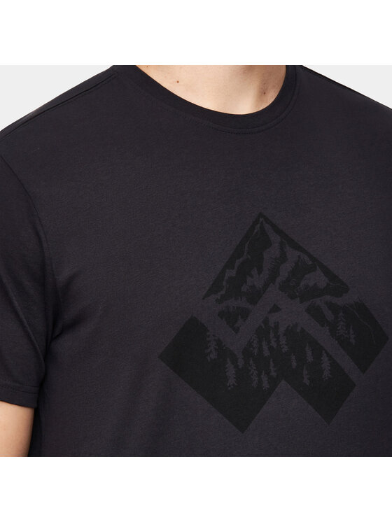 Alpinus Alpinus T-Shirt Mersmel Czarny Regular Fit