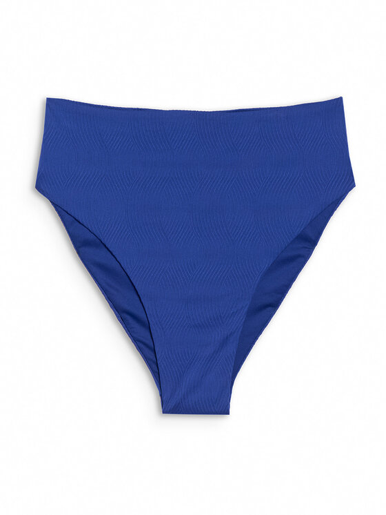 4F 4F Dół od bikini SWIMWEAR MIDSHOP TEXTILE Granatowy