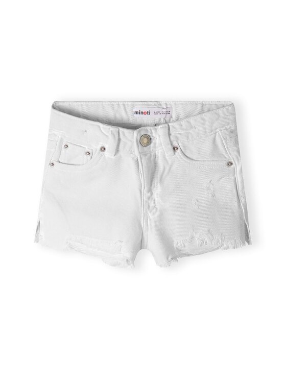 MINOTI MINOTI Szorty jeansowe 18SHORT 43 Biały Regular Fit