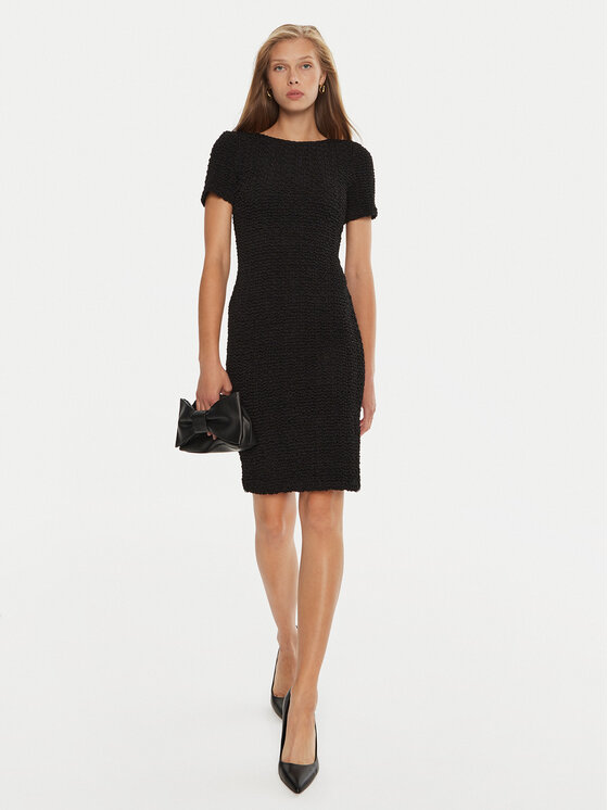 DKNY DKNY Vsakodnevna obleka DD4E1B89 Črna Regular Fit