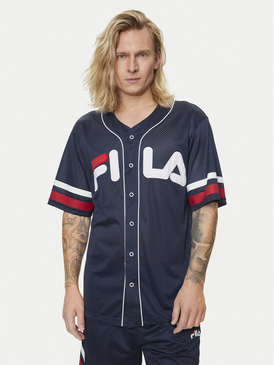 Fila Fila Тишърт FAM0652 Тъмносин Relaxed Fit