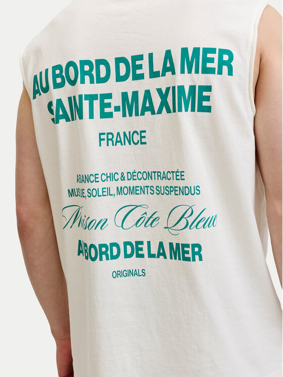 Jack & Jones Jack & Jones Майка Cassis 12295076 Білий Regular Fit