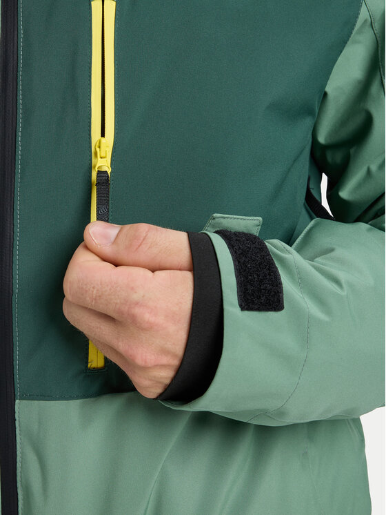 Quiksilver Quiksilver Snowboard jakna Sycamore Solid 20K EQYTJ03502 Zelena Modern Fit