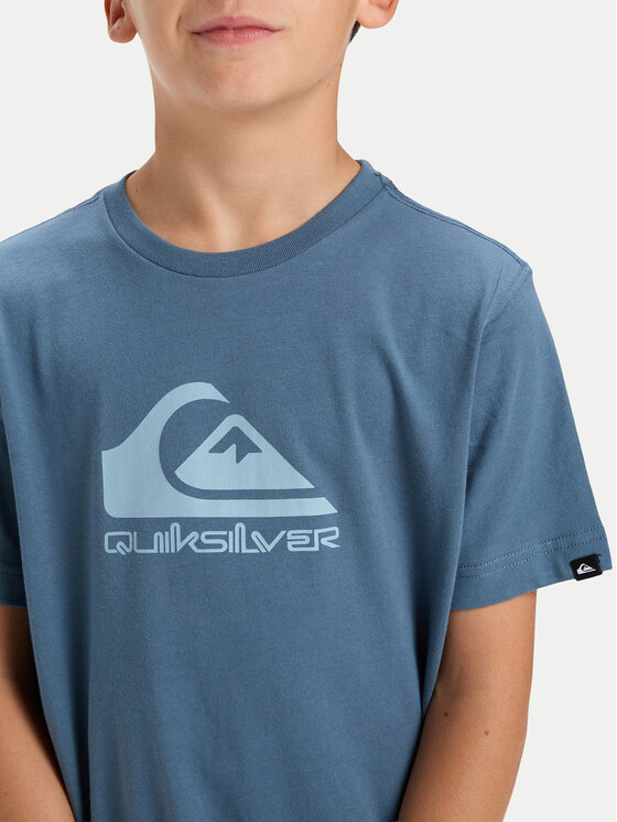 Quiksilver Quiksilver T-shirt Ev Comp Logo EQBZT04897 Blu Regular Fit
