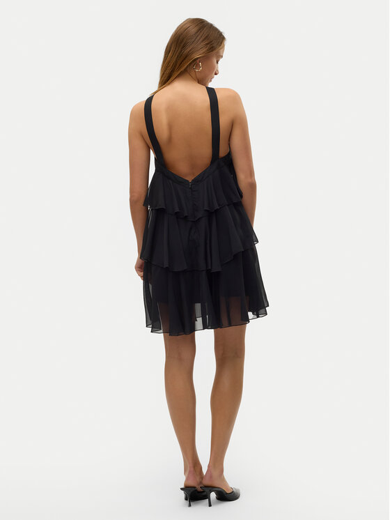 Vero Moda Vero Moda Rochie cocktail Felicia 10329767 Negru Regular Fit