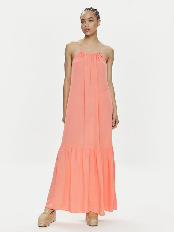 Tommy Hilfiger Tommy Hilfiger Letní šaty UW0UW05406 Oranžová Relaxed Fit