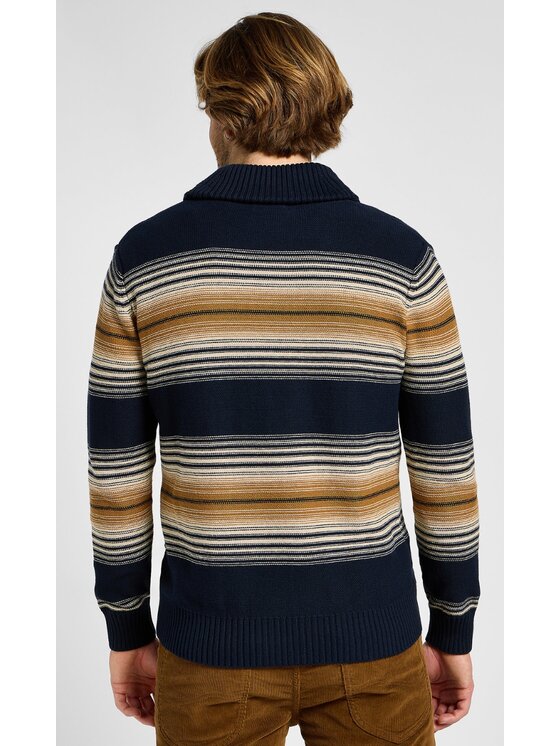 Lee Lee Maglione Frontier Cardigan Blu Regular Fit