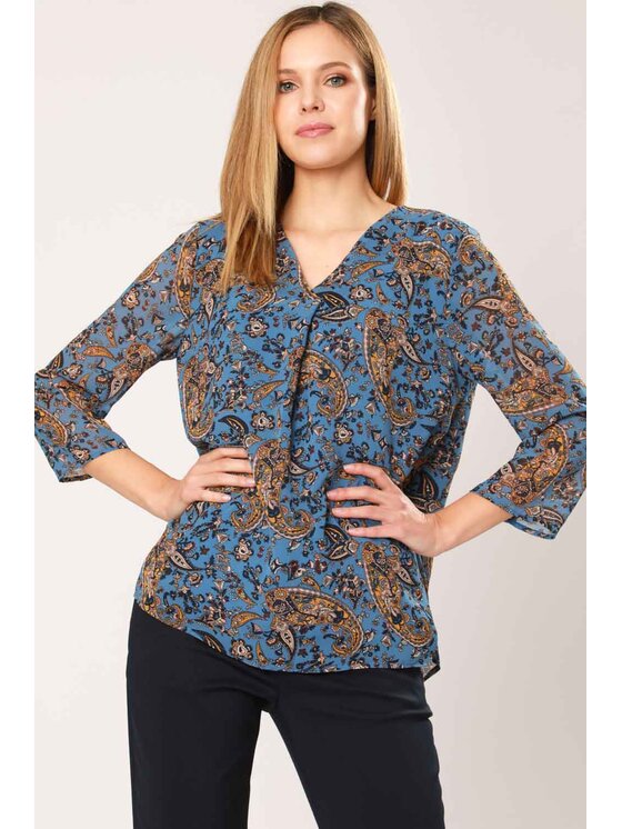 QUIOSQUE QUIOSQUE Halenka BOHEME SHIRT Barevná Regular Fit