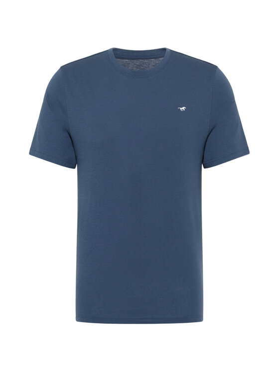 Mustang Mustang T-Shirt Style Alex Niebieski Regular Fit