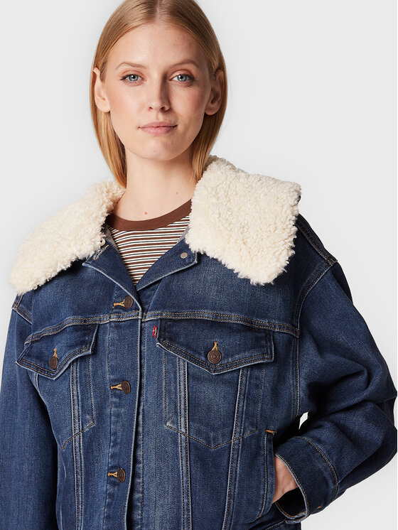 Levi's® Levi's® Jeansjacke Baby Bubble A3486-0000 Dunkelblau Regular Fit