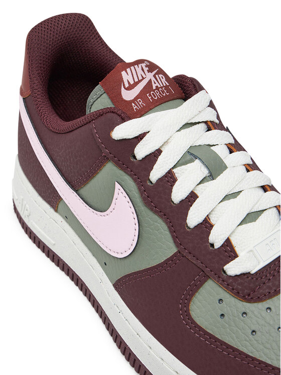 Nike Nike Sneakersy Air Force 1 '07 Next Nature Wmns HQ4047 Bordová