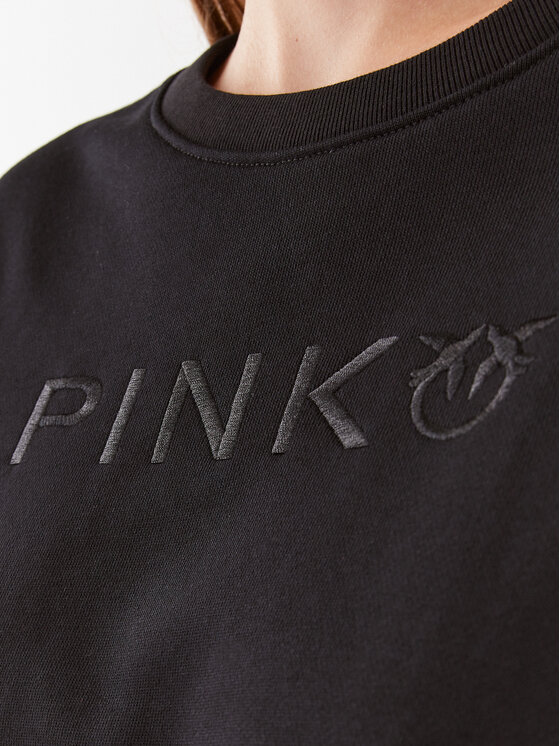 PINKO Pinko Mikina Spam 101781 A130 Černá Regular Fit