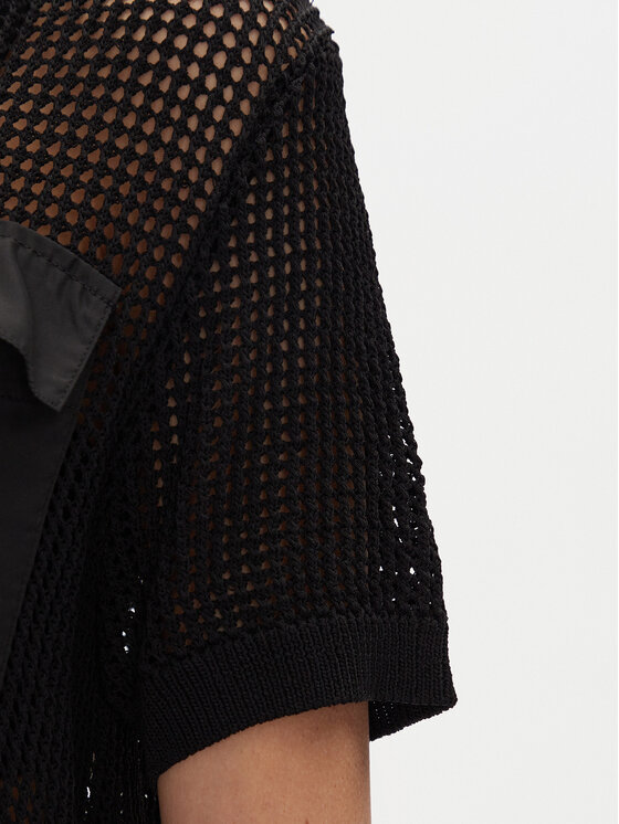 DKNY DKNY Sweater P5BSAV83 1 Fekete Regular Fit